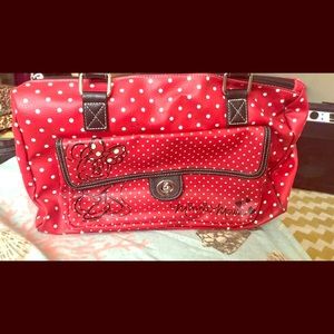 Leather mini mouse purse